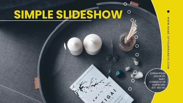 Modern Clean Slideshow: After Effects Templates