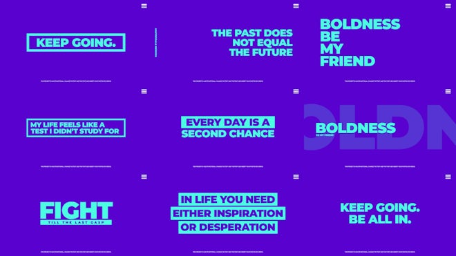 Modern Typography Pack Freebies template preview