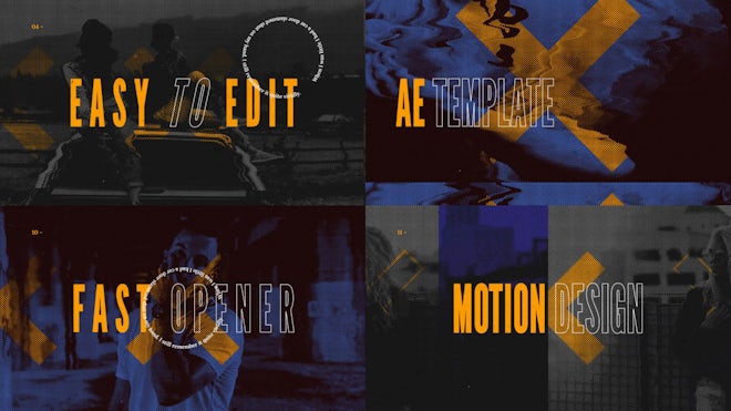 Grunge Opener Freebies template preview