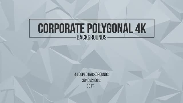 Corporate Polygonal Backgrounds: Stock Motion Graphics