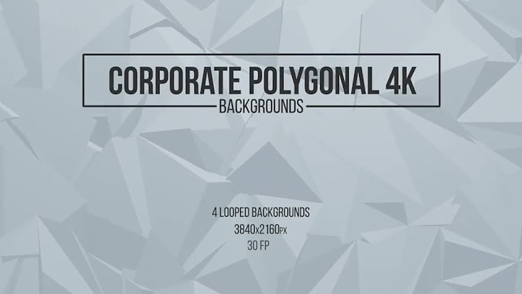 Corporate Polygonal Backgrounds: Stock Motion Graphics