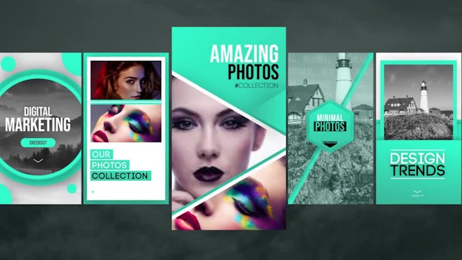 Instagram Photo Stories V3 Motion Array template preview