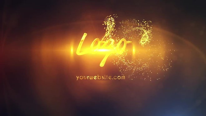 Elegant Particles Logo Freebies template preview