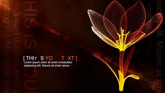 Fluid Flower Freebies template preview