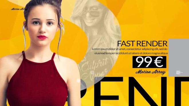 Fashion Market Promo Freebies template preview