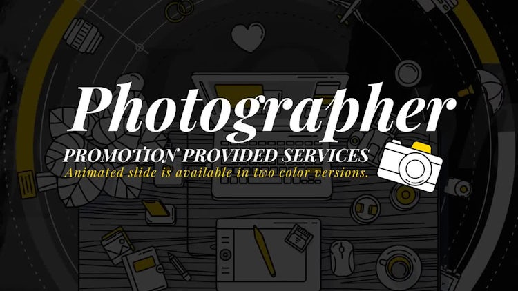 Photographer Promo: Stock Motion Graphics
