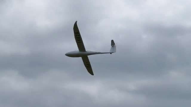Sailplane In The Sky: Stock Video
