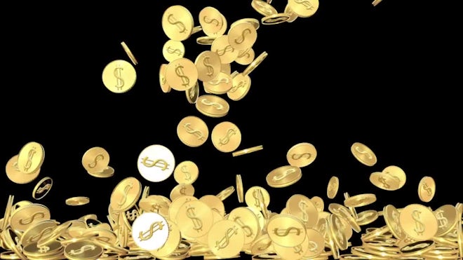 Gold Coins - Stock Motion Graphics | Motion Array