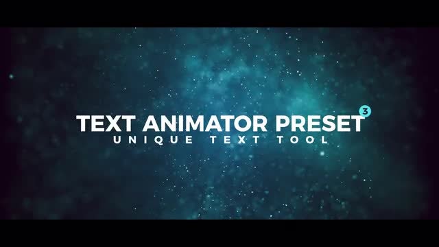 Text Animator Preset V3: Premiere Pro Presets