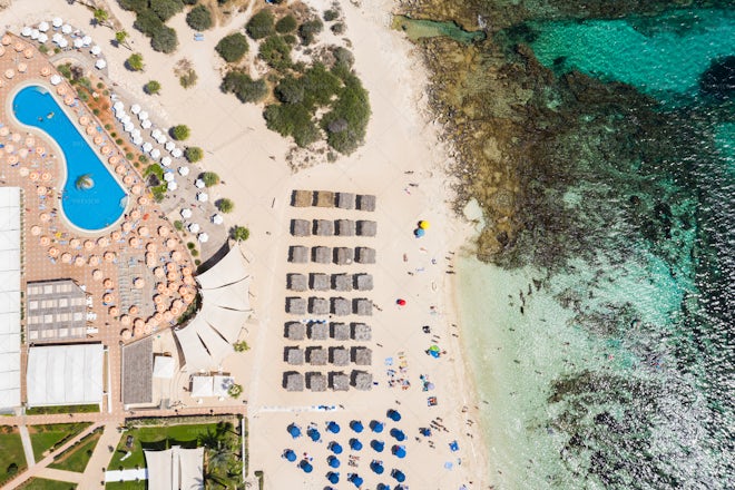 The Makronissos Beach In Cyprus - Stock Photos | Motion Array