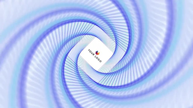 Swirl Logo Reveal Freebies template preview