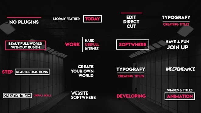 New Stylish Titles Freebies template preview