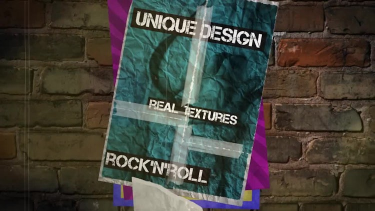 Grunge Posters: After Effects Templates