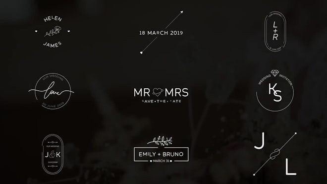 Wedding Titles V. 3 Freebies template preview