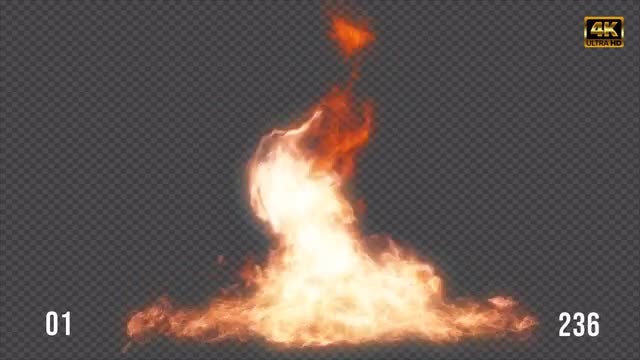 Large Fire: Stock Motion Graphics