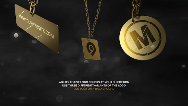 Medallion | 3D Logo Reveals Freebies template preview