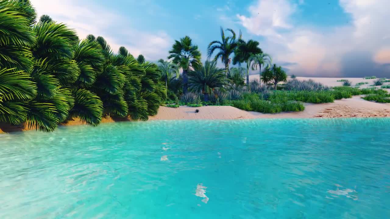 Tropical Beach - Stock Motion Graphics | Motion Array