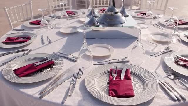 Wedding Table: Stock Video