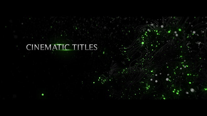 Cinematic Curl Titles Freebies template preview