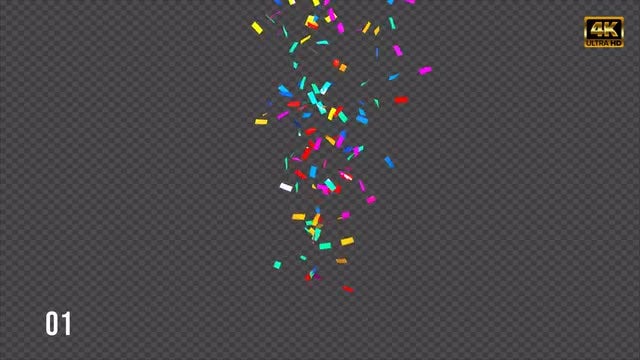 Confetti: Stock Motion Graphics