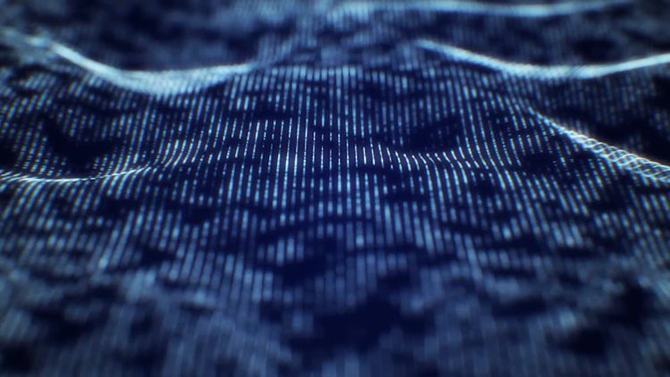 Particle Wave Background: Stock Motion Graphics
