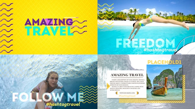 Amazing Travel Freebies template preview