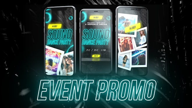 Instagram Stories Opener Event Motion Array template preview