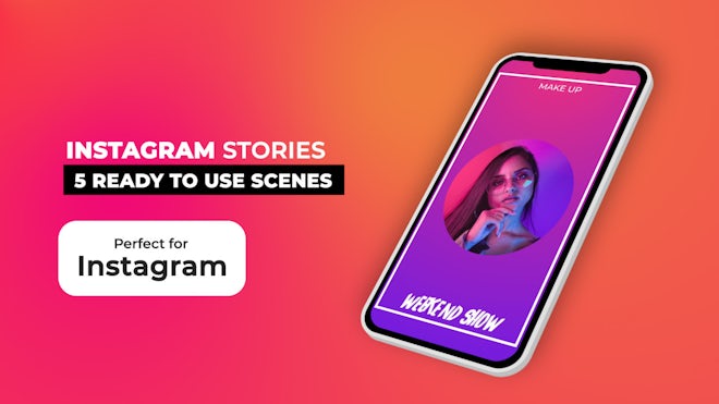 Instagram Stories Pack V10.9 Motion Array template preview