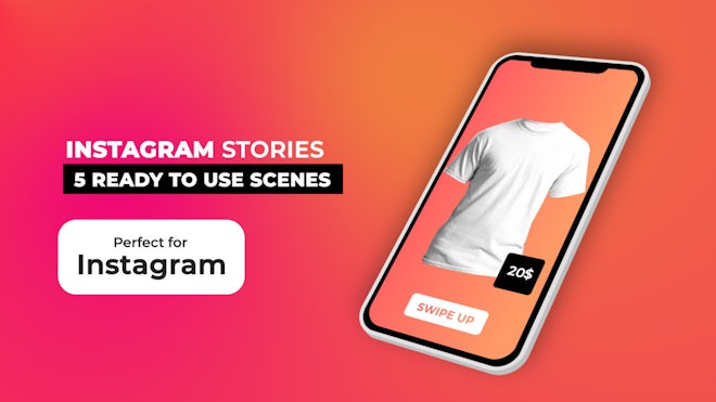 Instagram Stories Pack V11 Motion Array template preview