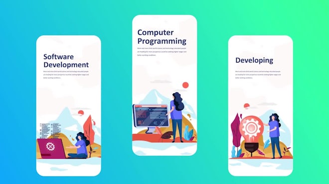 Development - Instagram Stories Freebies template preview