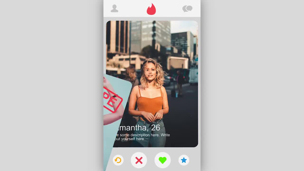 Download Tinder Swipe Match After Effects Templates Motion Array