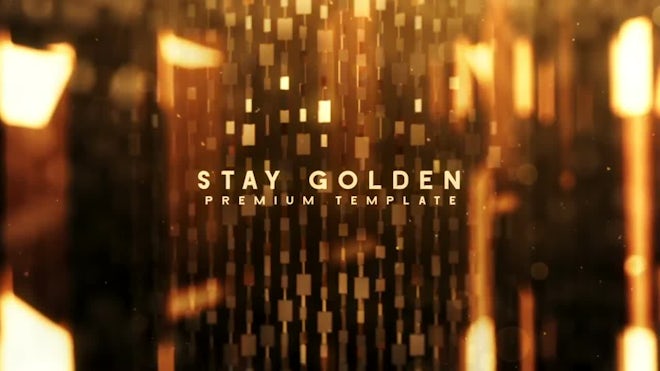 Stay Golden Freebies template preview