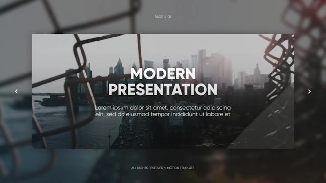 Modern Presentation - Smooth Corporate Freebies template preview