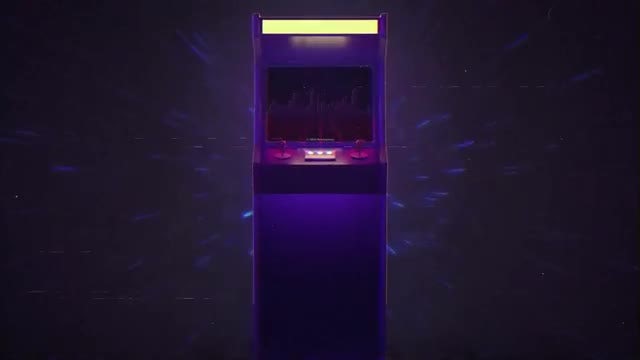 80s Arcade Logo: Premiere Pro Templates