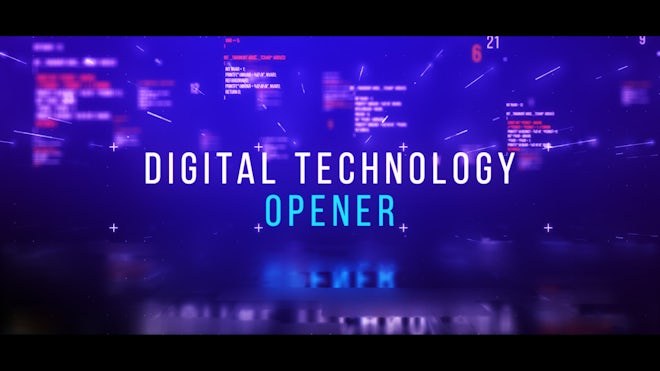 Digital Technology Intro Freebies template preview