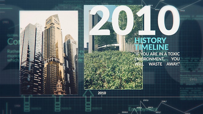 Corporate Timeline Freebies template preview