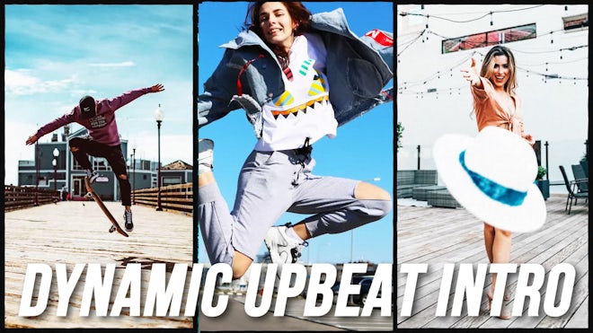 Dynamic Upbeat Intro Freebies template preview