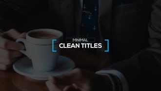 Unique Minimal Titles: After Effects Templates