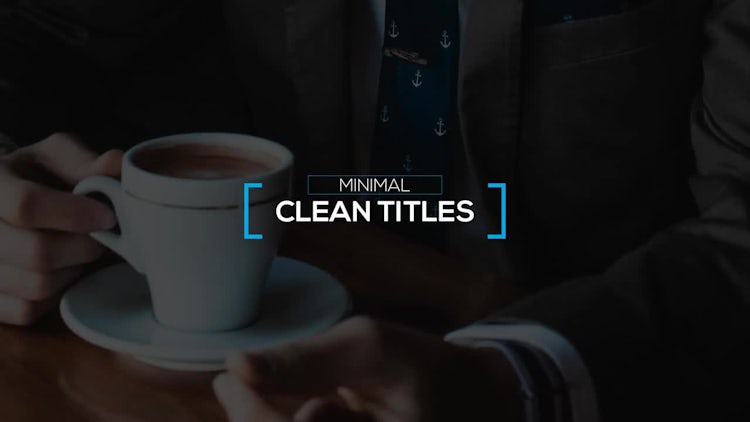 Unique Minimal Titles: After Effects Templates