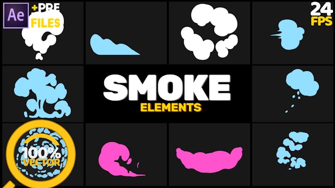 Smoke Elements Freebies template preview