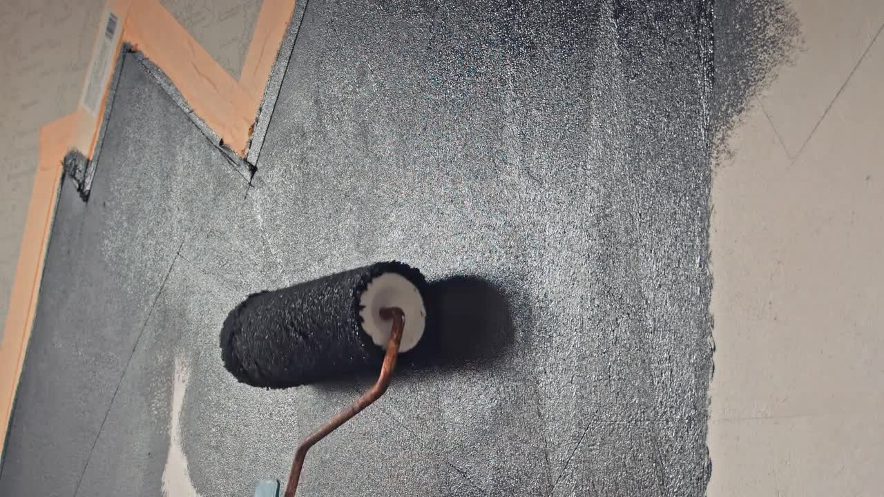 Wall Paint Rolling Stock Video Motion Array