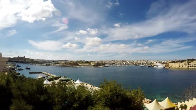 Time-Lapse Of Sliema City: Stock Video