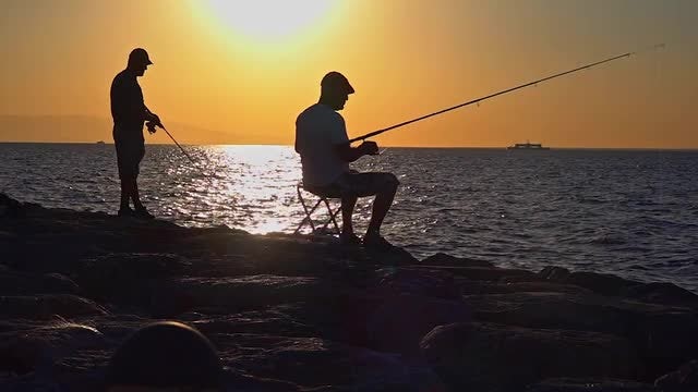 Fisherman: Stock Video