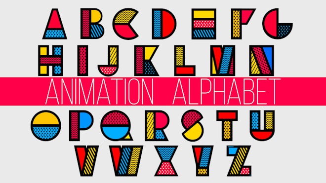 Alphabetik Animation alphabet Projects - VFXdownload