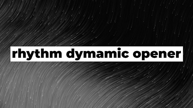 Rhythm Dynamic Opener Motion Array template preview