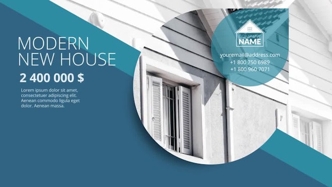 Elegant Real Estate Promo Motion Array template preview