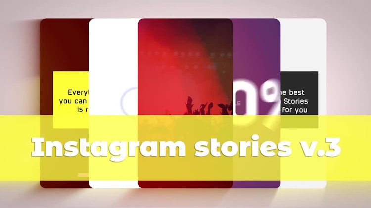 Instagram Stories V.3: After Effects Templates