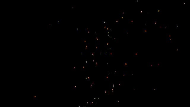 4K Fire Embers 01: Stock Video