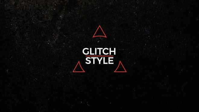 Colorful Glitch Titles Freebies template preview