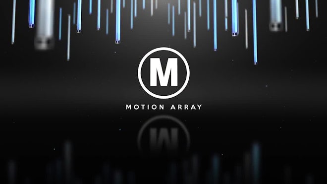 Blinking Neon Logo Reveal Freebies template preview